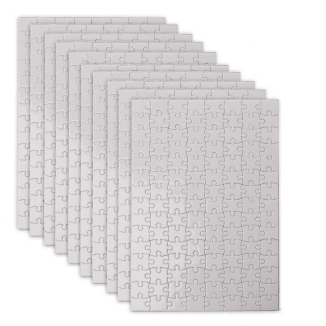 Sublimation Jigsaw Puzzle A5 Heat Press Blanks Puzzle Pieces 8" X 6" PUZZLE (80 PIECES)