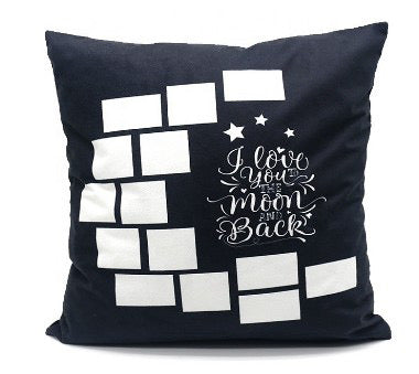 I Love You to the Moon and Back Sublimation Pillow Case