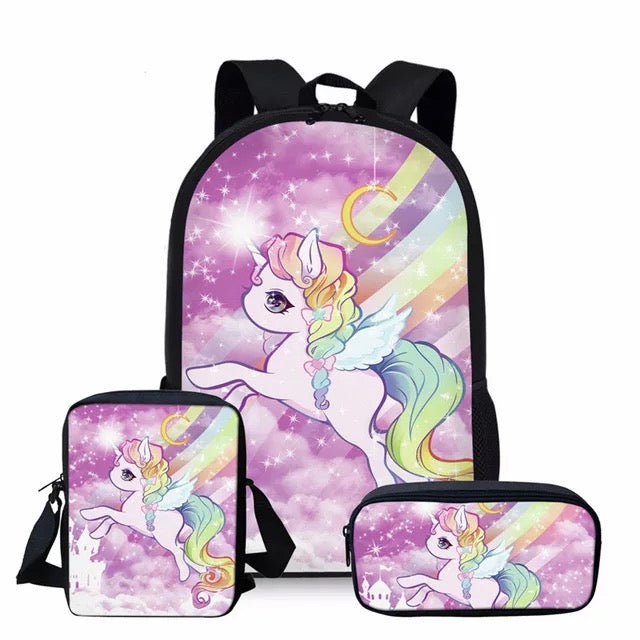 Sublimation Backpack Set 3PCS
