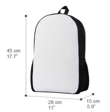 Sublimation Backpack Set 3PCS